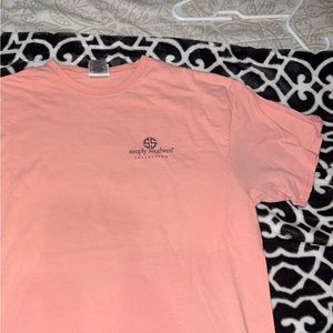 SIMPLY SOUTHERN Large salmon shirt